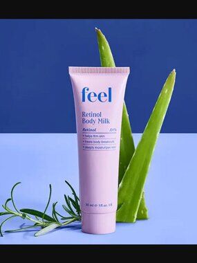 🌈4/$20 NEW Feel Beauty Retinol Body Milk Deluxe Travel Size 30mL Exp 07/27